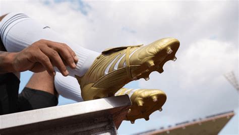 zinedine gold predator boots.